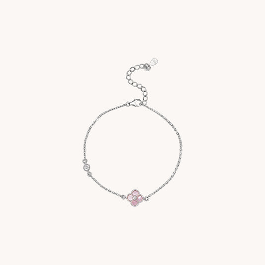 Pink Clover Bracelet