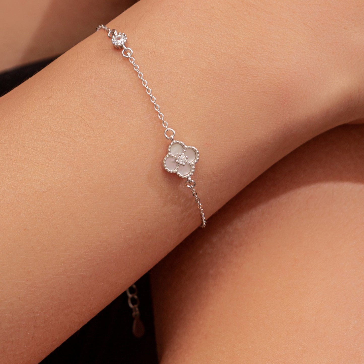 White Clover Bracelet